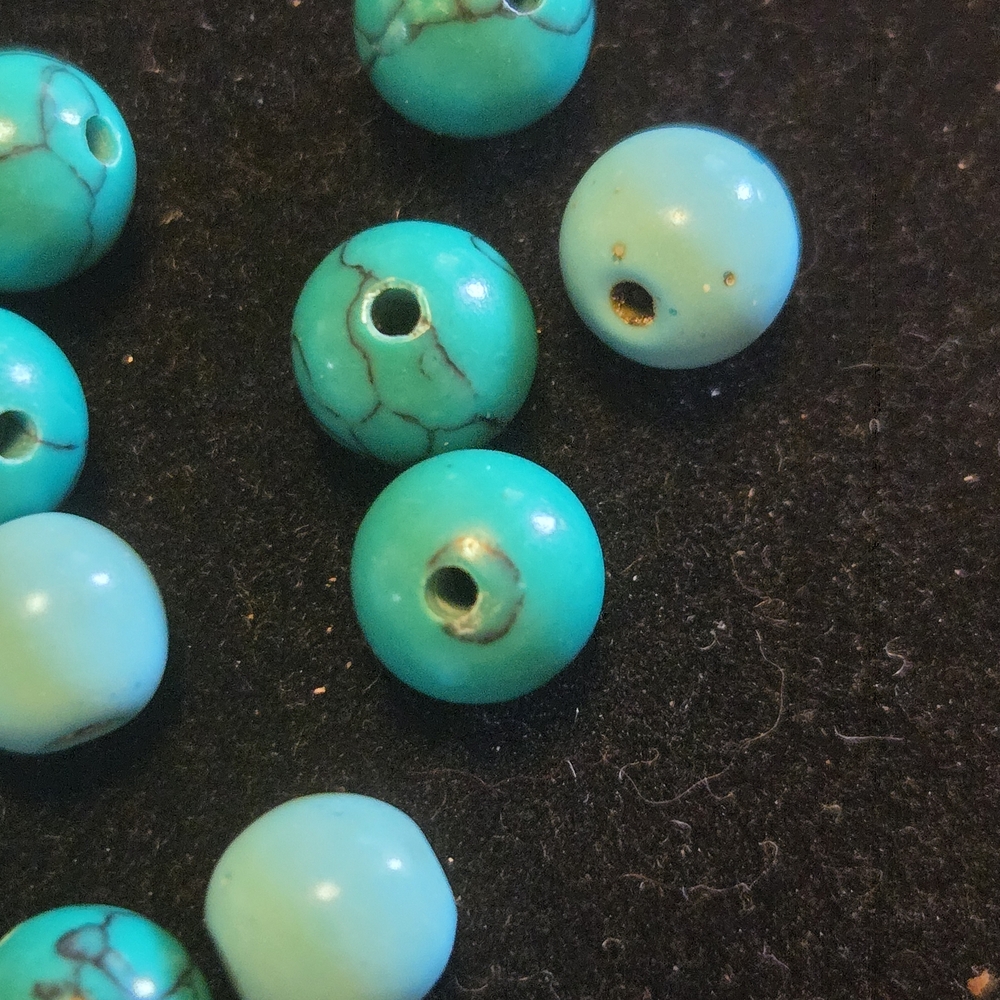 TURQUOISE GEMESTONE BEADS